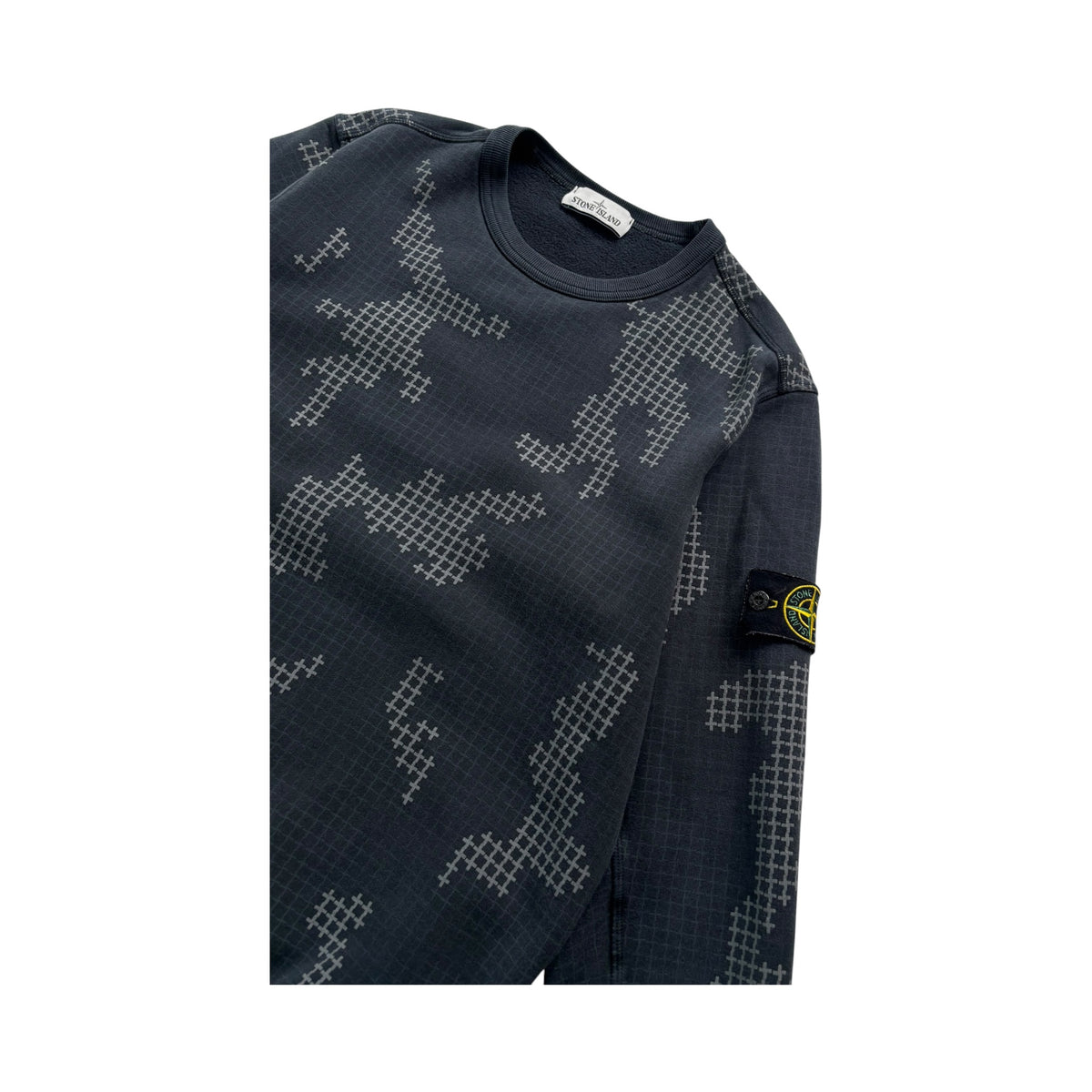 STONE ISLAND ABSTRACT CREWNECK