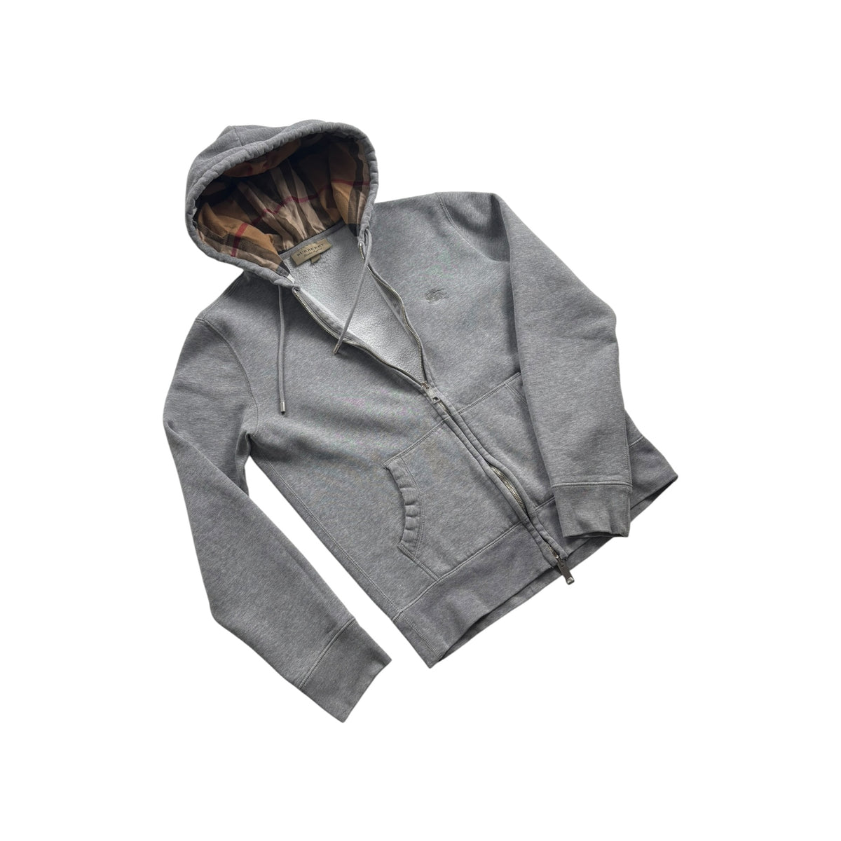 BURBERRY ZIP-UP HOODIE