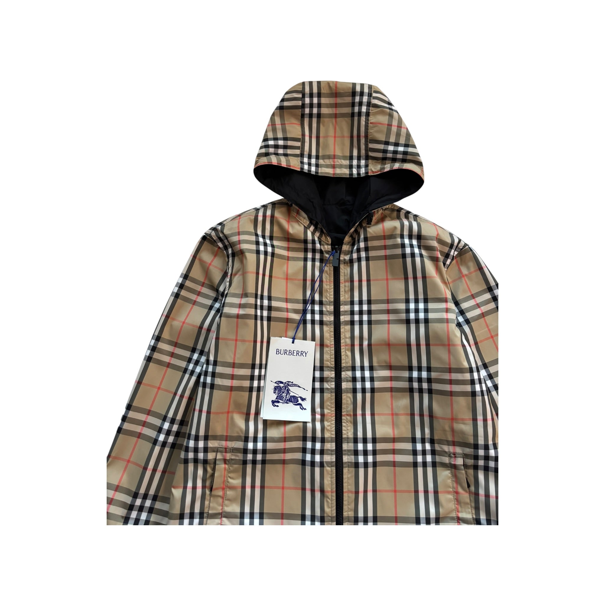 BURBERRY MONOGRAM REVERSIBLE WINDBREAKER
