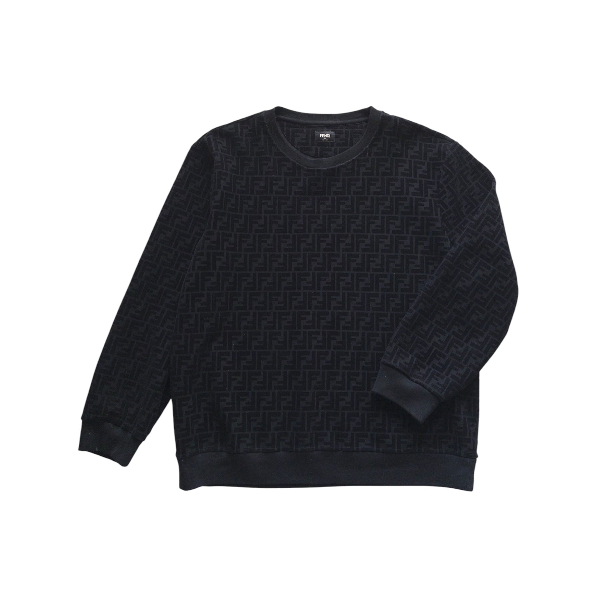 FENDI FF MONOGRAM CREWNECK