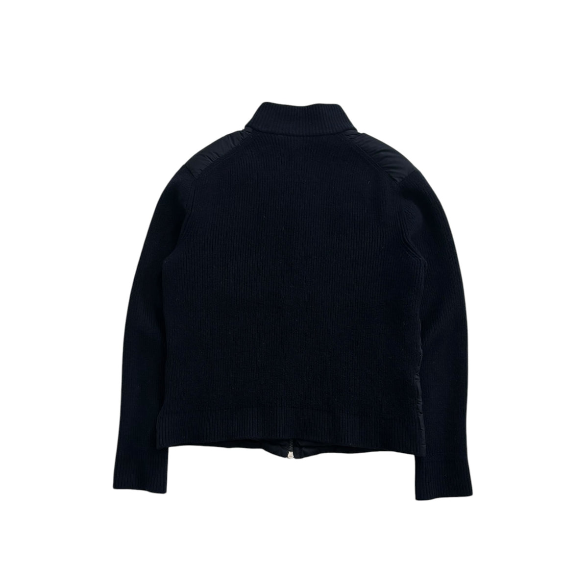 MONCLER LOGO EMBROIDERED PADDED CARDIGAN