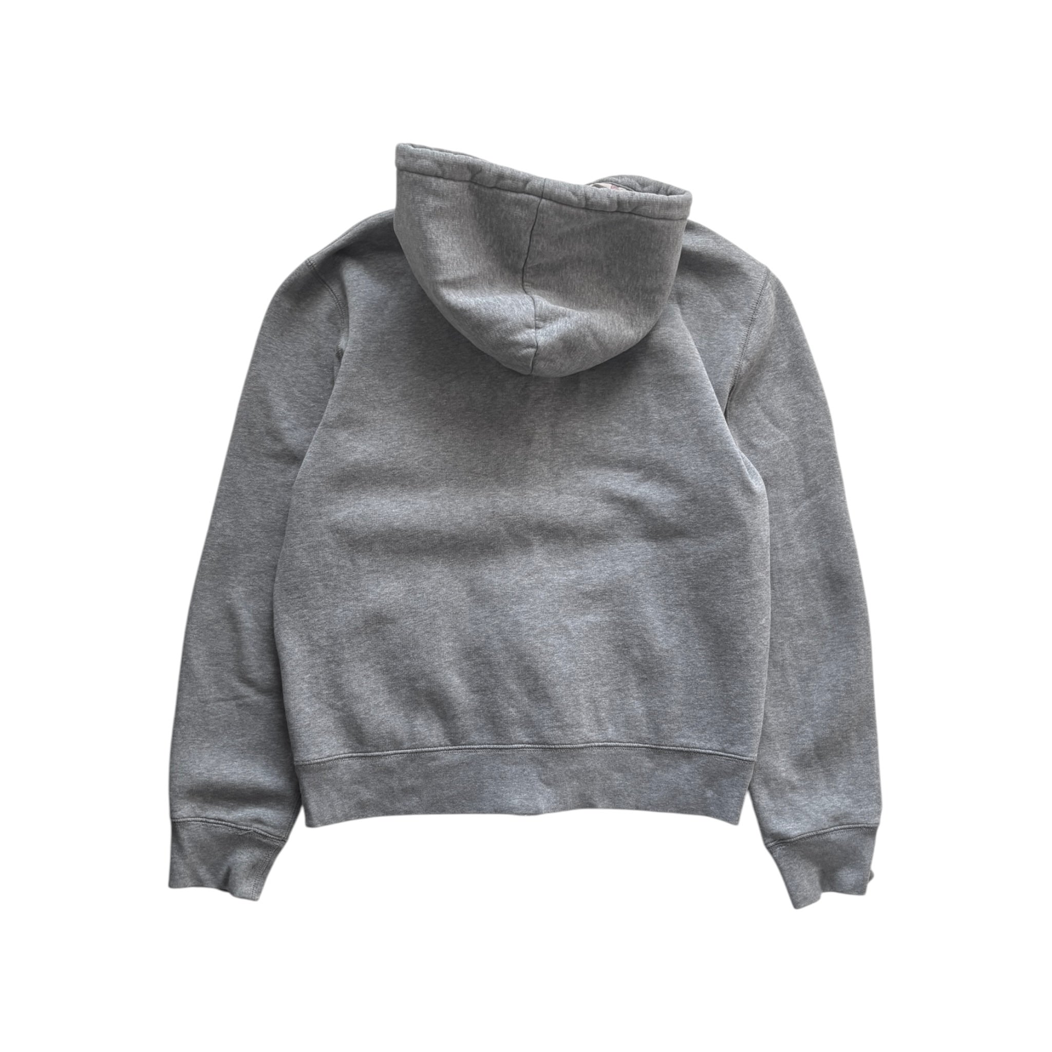 BURBERRY CHECK ZIP-UP HOODIE