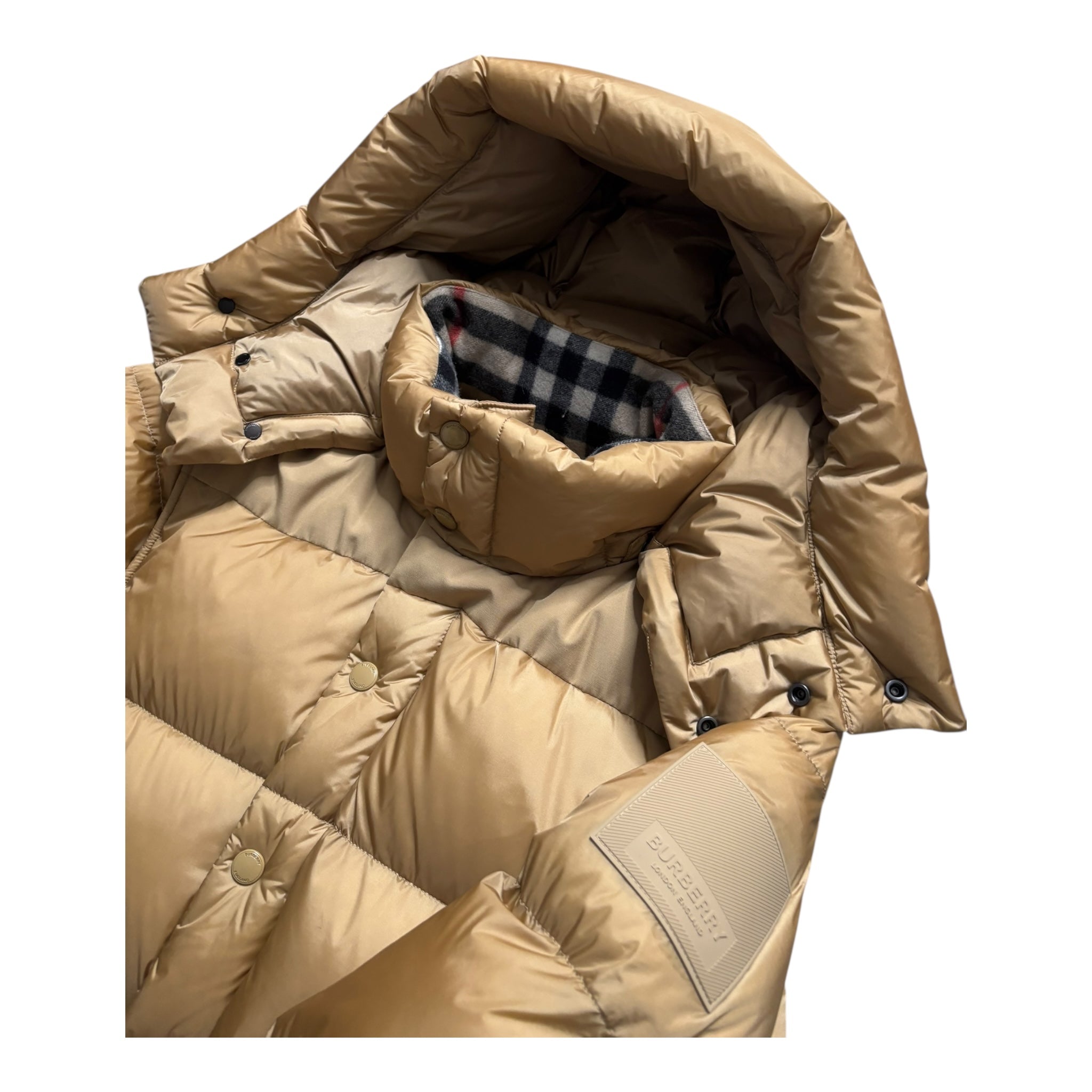 BURBERRY LEEDS HOODED DOWN JACKET