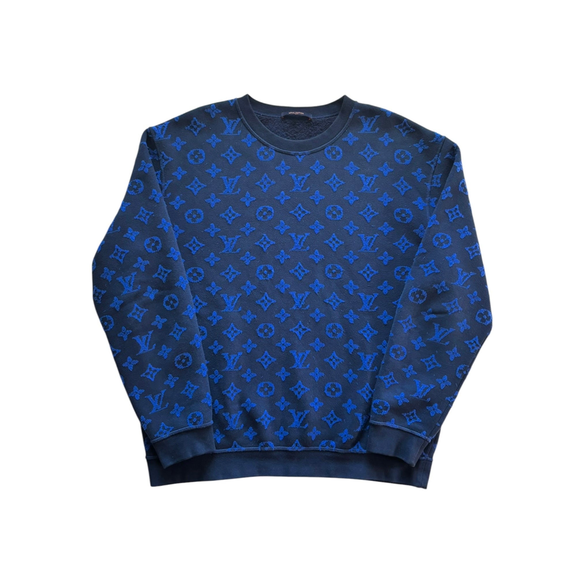 LOUIS VUITTON MONOGRAM JACQUARD CREWNECK