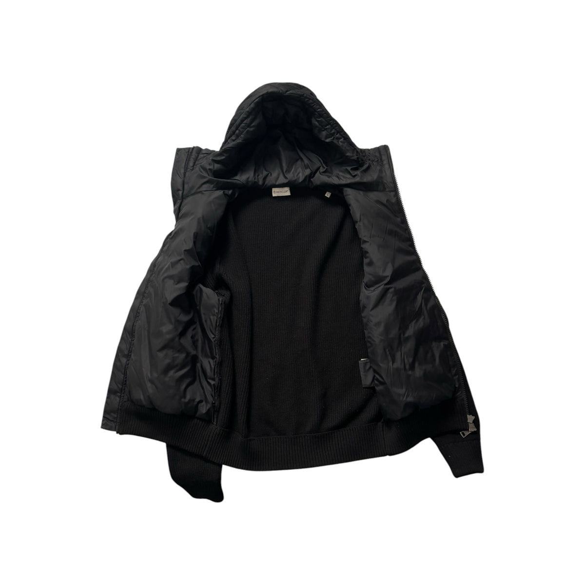 MONCLER HOODED CARDIGAN
