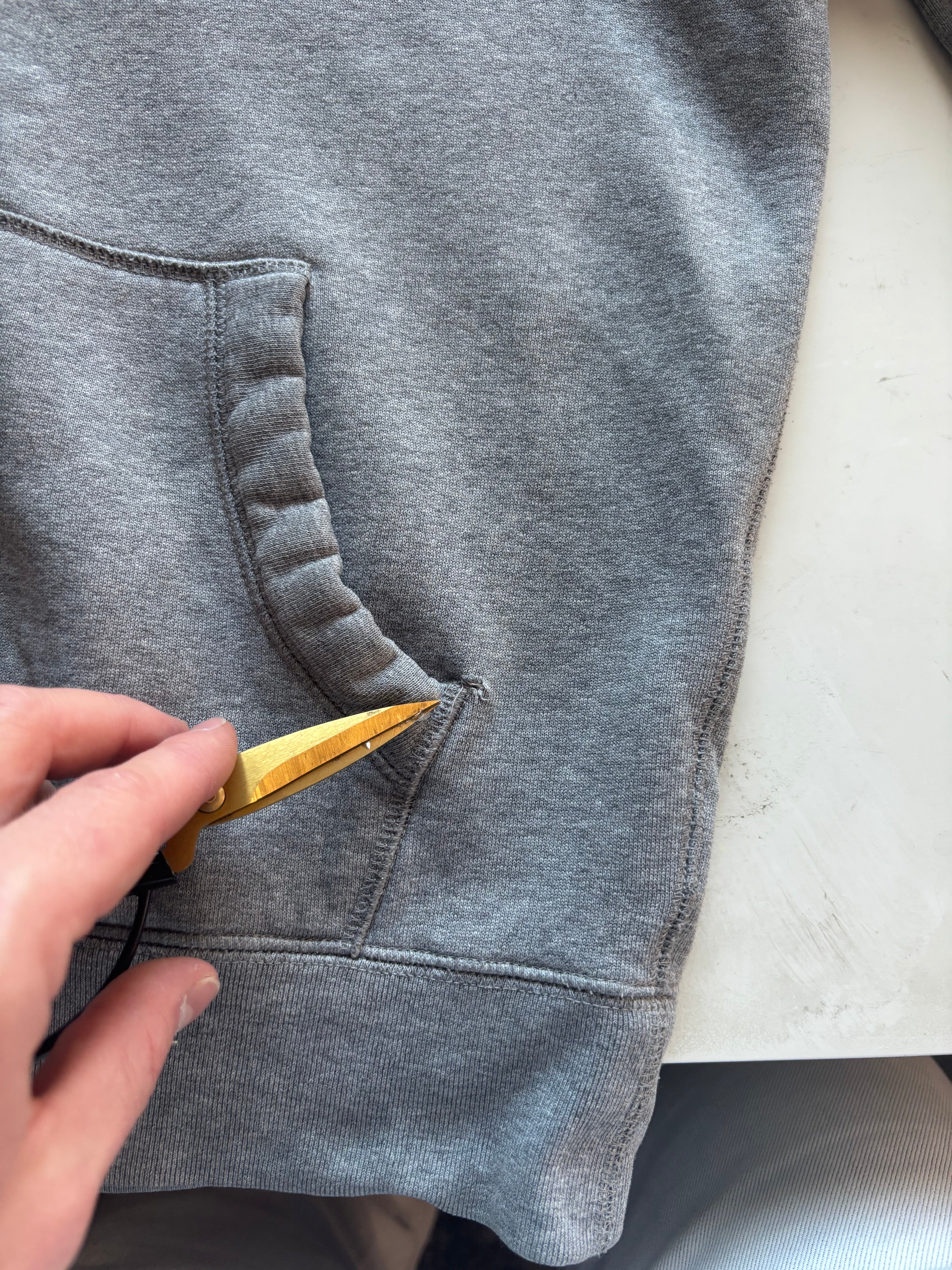 BURBERRY CHECK ZIP-UP HOODIE
