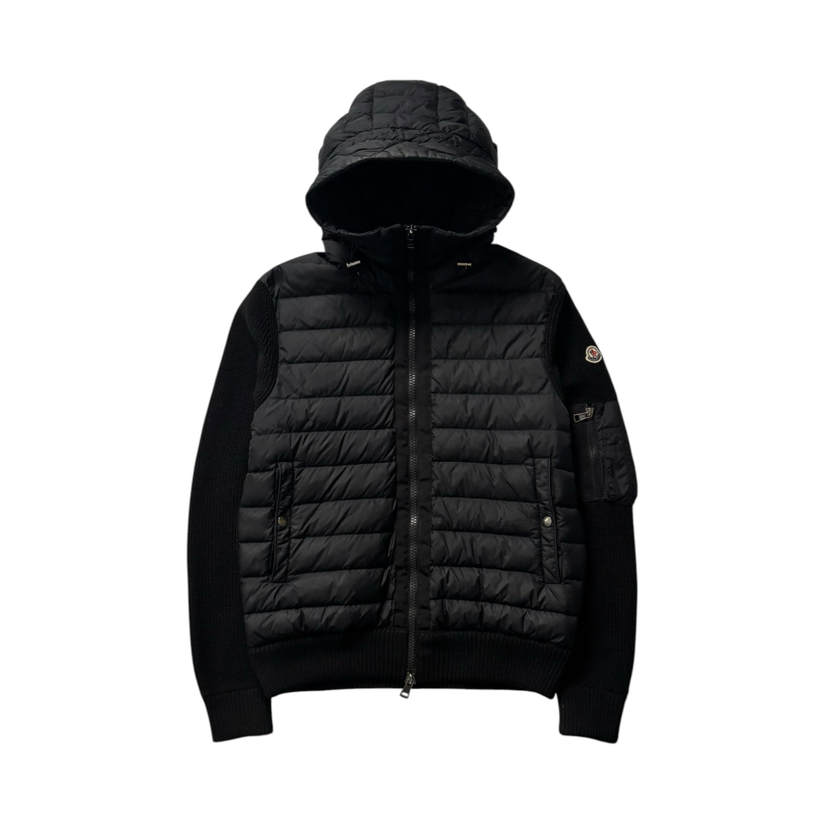 MONCLER HOODED CARDIGAN
