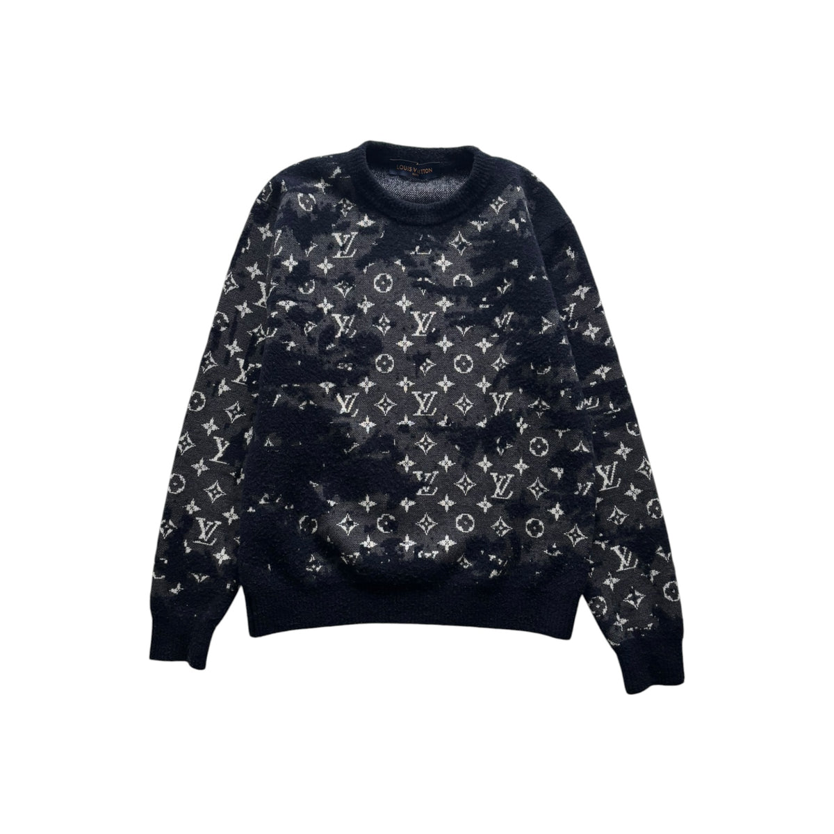 LOUIS VUITTON MONOGRAM GRADIENT KNIT SWEATER