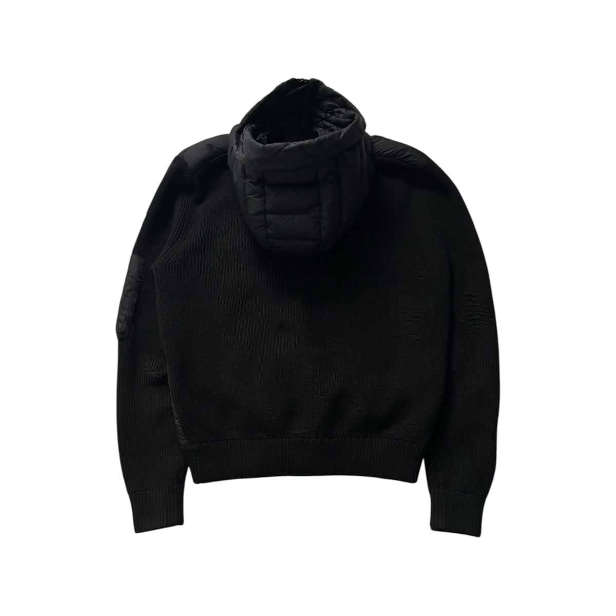 MONCLER HOODED CARDIGAN