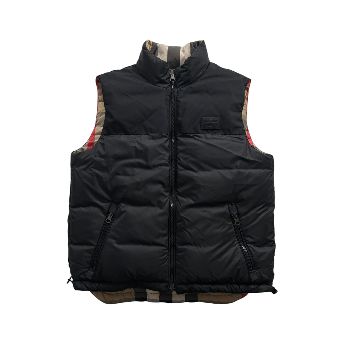 BURBERRY REVERSIBLE MONOGRAM PANEL GILET