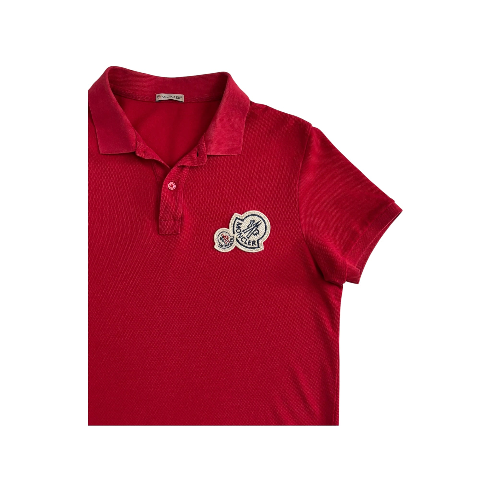 MONCLER DOUBLE LOGO POLO T-SHIRT