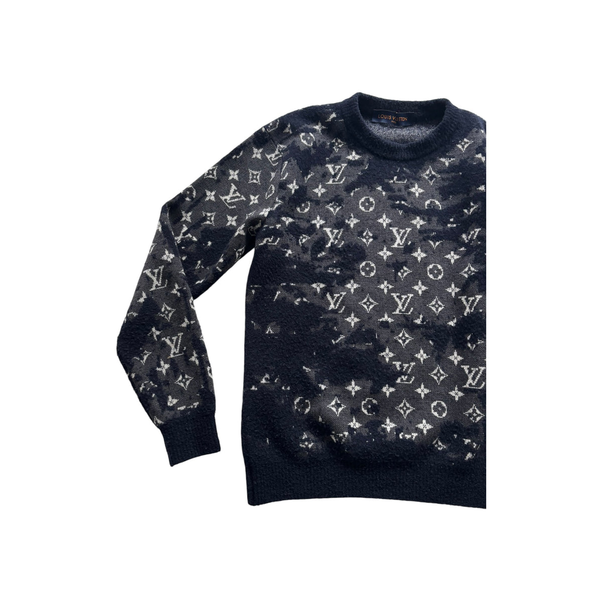 LOUIS VUITTON MONOGRAM GRADIENT KNIT SWEATER