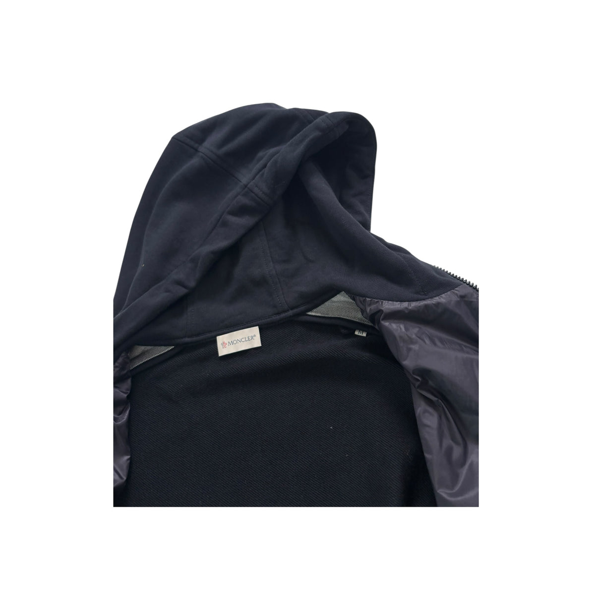 MONCLER HOODED PADDED CARDIGAN