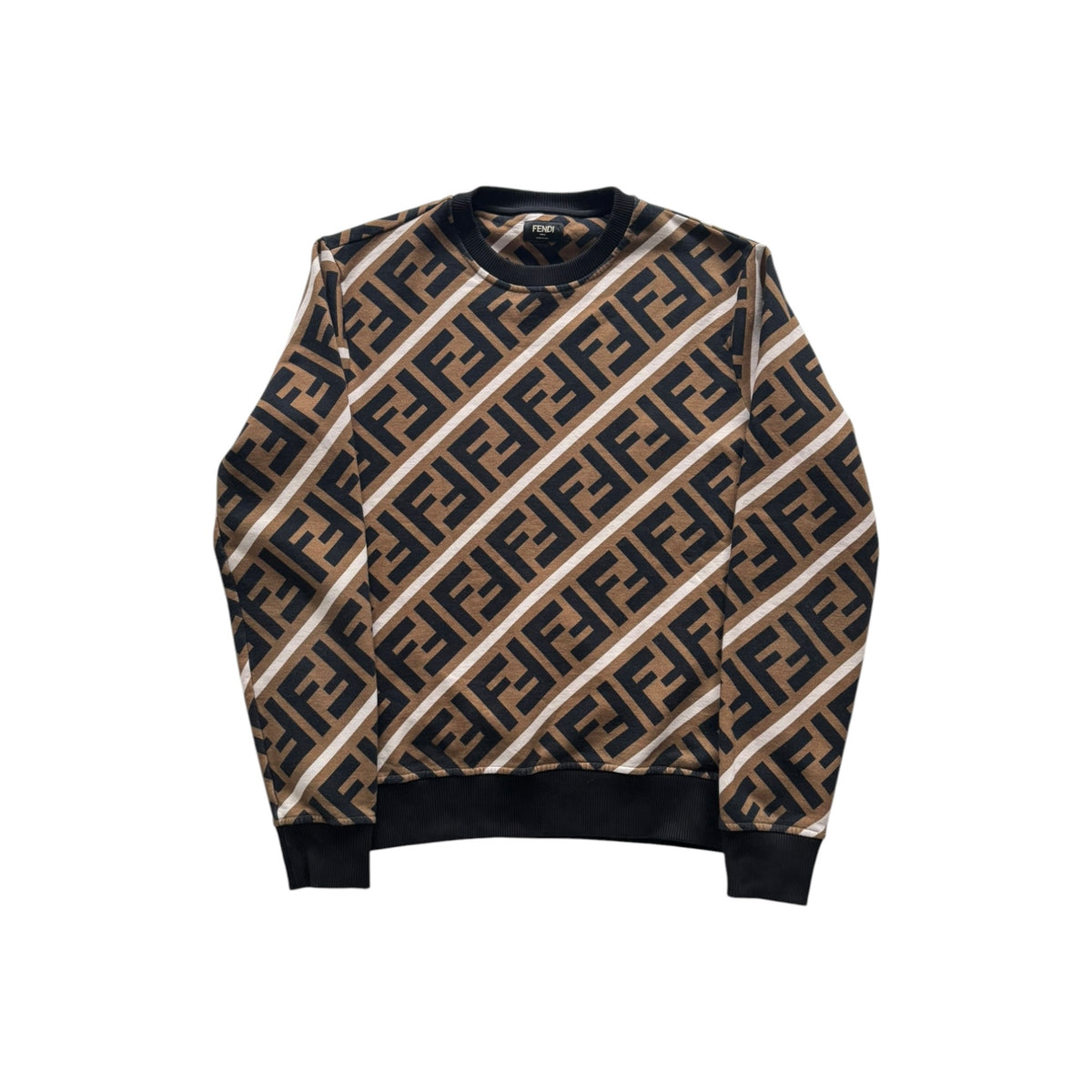 FENDI FF MONOGRAM CREWNECK
