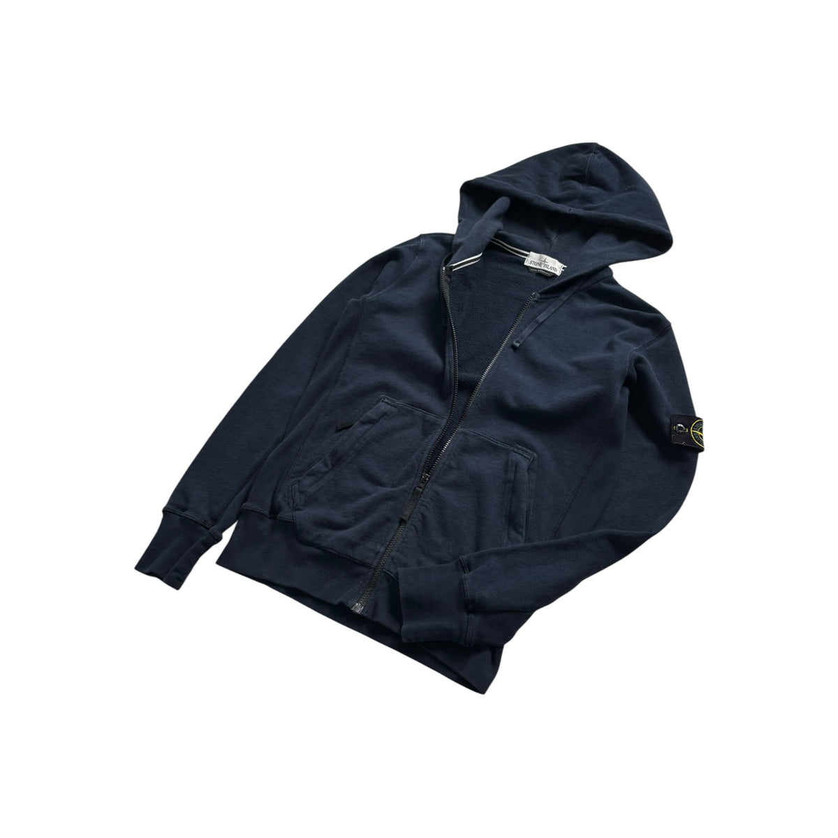 STONE ISLAND ZIP-UP HOODIE