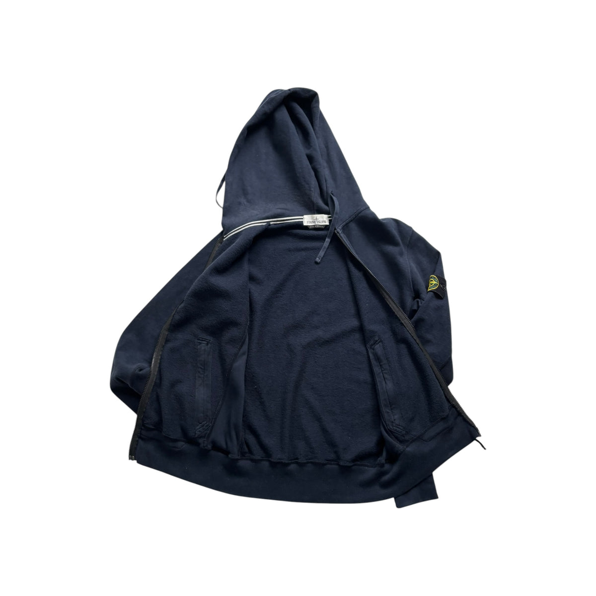 STONE ISLAND ZIP-UP HOODIE