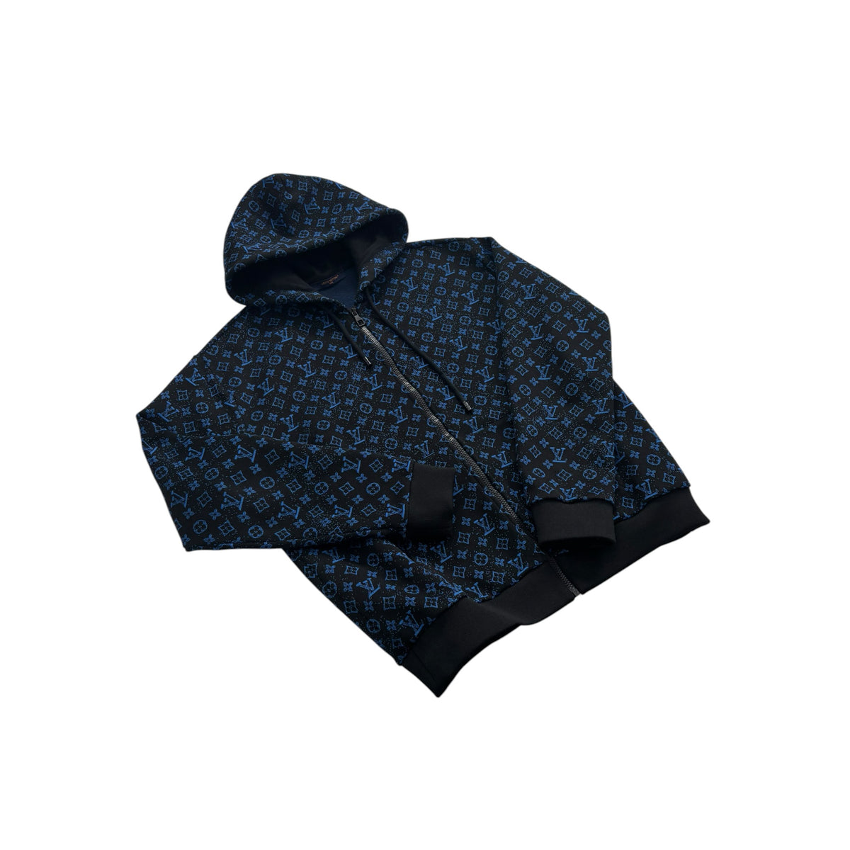 LOUIS VUITTON MONOGRAM ZIP-UP HOODIE