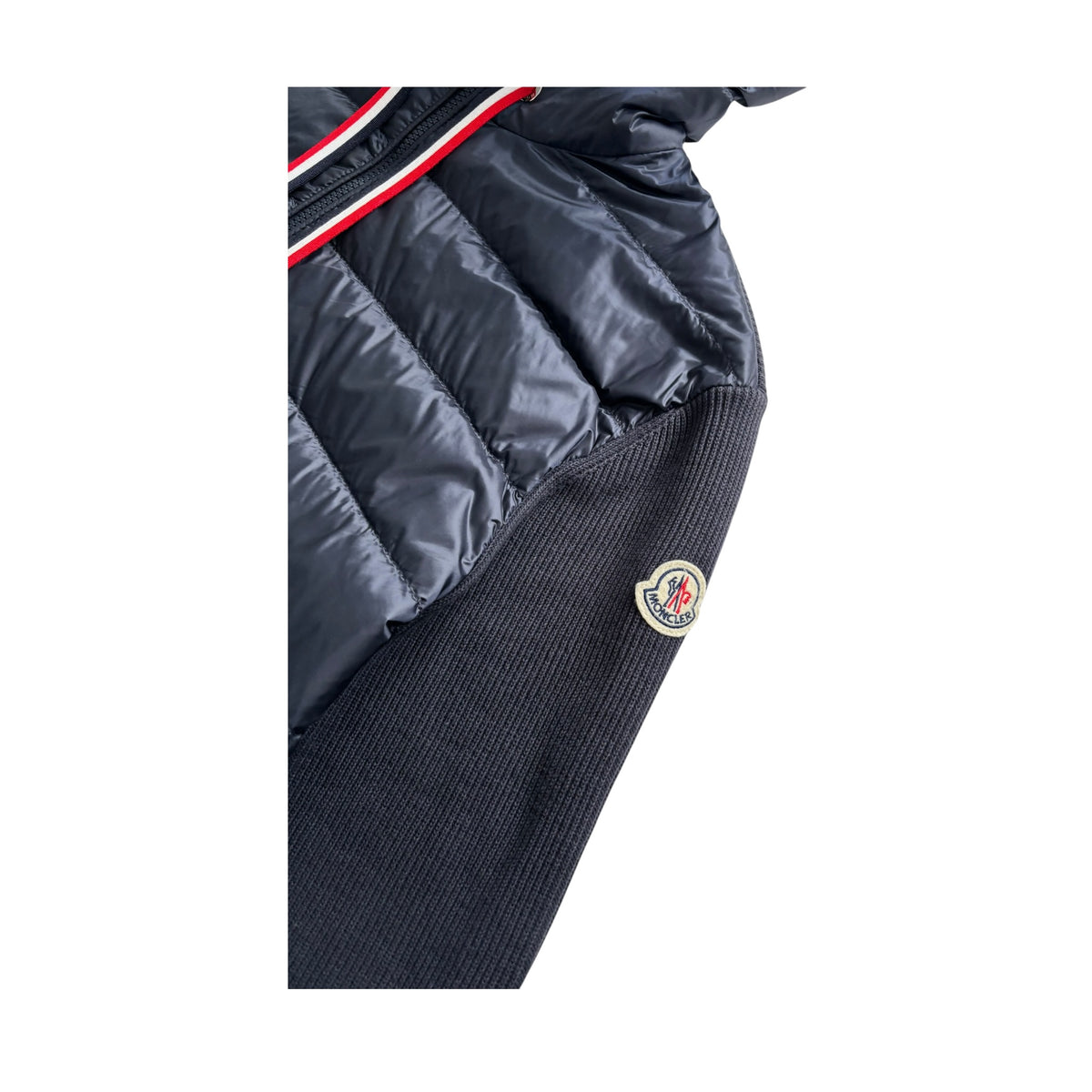 MONCLER HOODED CARDIGAN