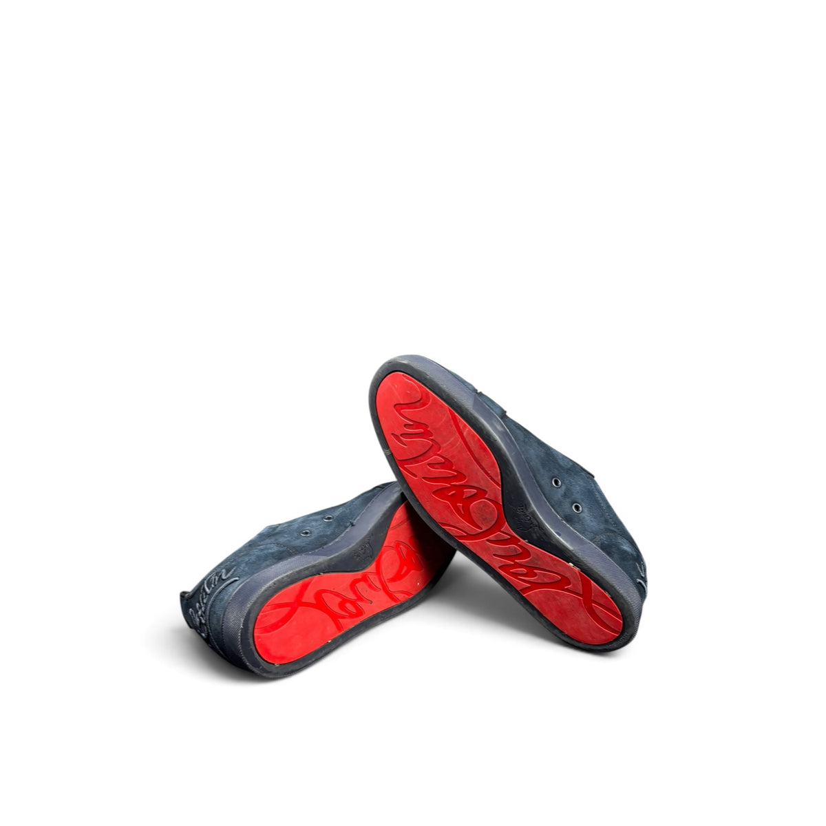 CHRISTIAN LOUBOUTIN FLAT SUEDE SNEAKERS