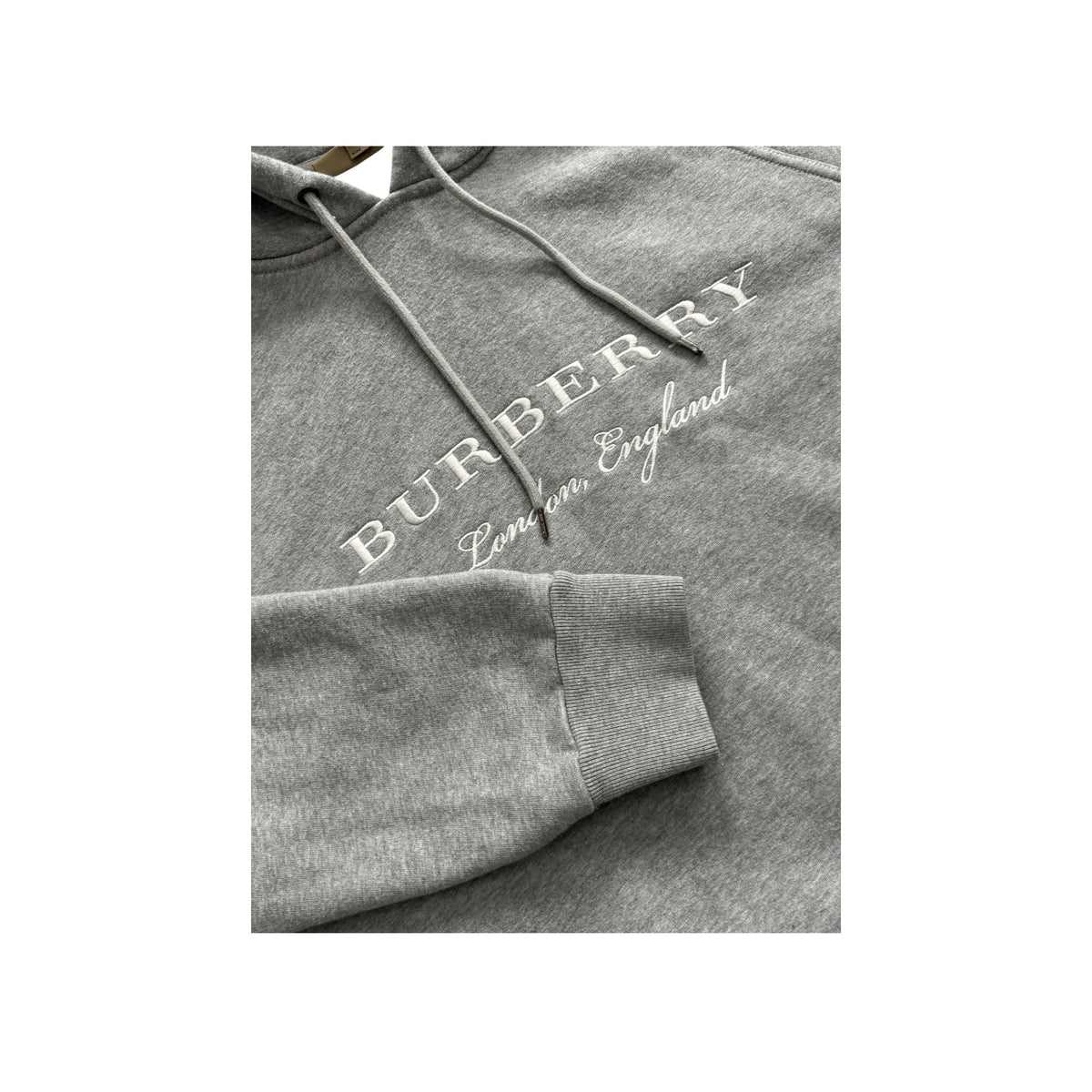 BURBERRY SIGNATURE TEXT LOGO HOODIE
