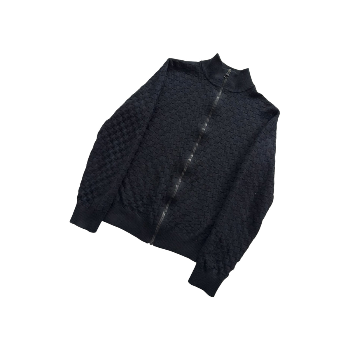 LOUIS VUITTON DAMIER ZIP-UP SWEATSHIRT