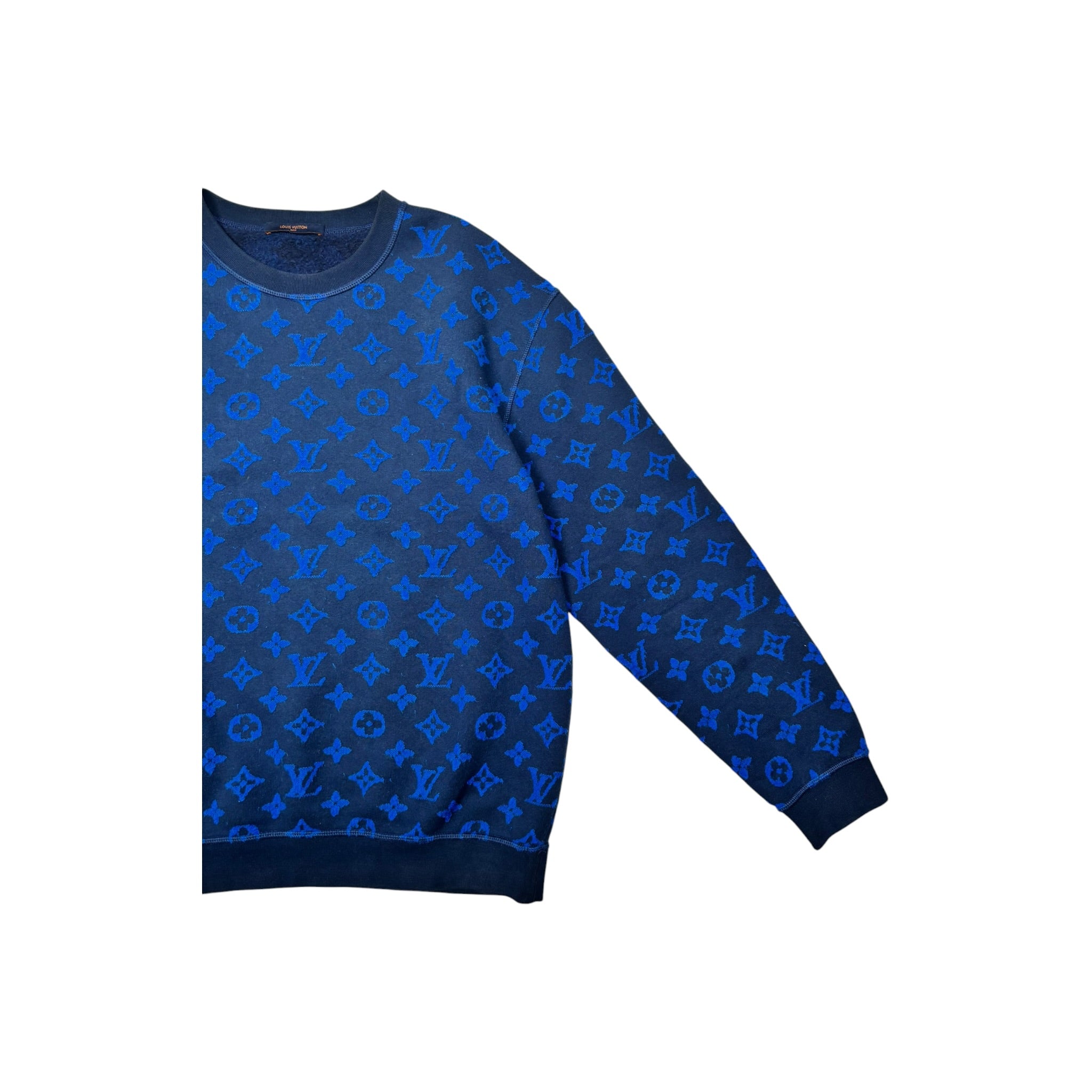 LOUIS VUITTON MONOGRAM JACQUARD CREWNECK
