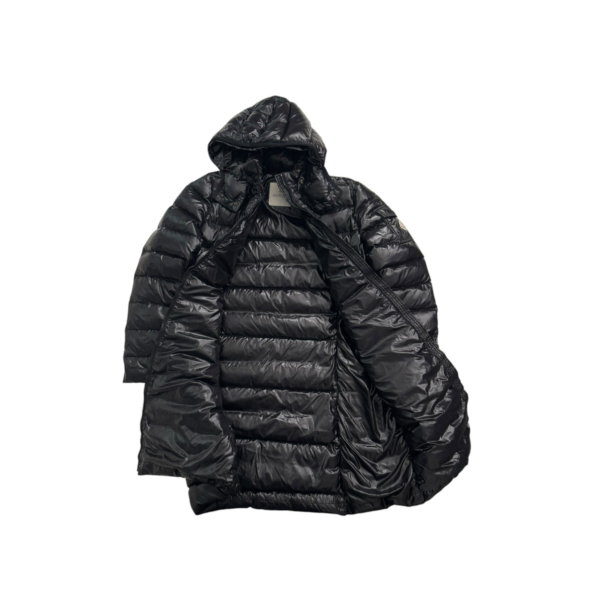MONCLER WOMENS MOKA LONG DOWN JACKET