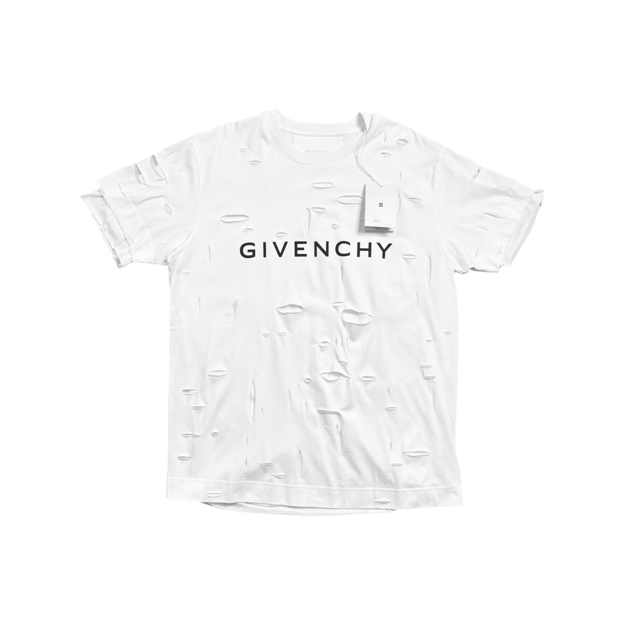 GIVENCHY RIPPED T-SHIRT