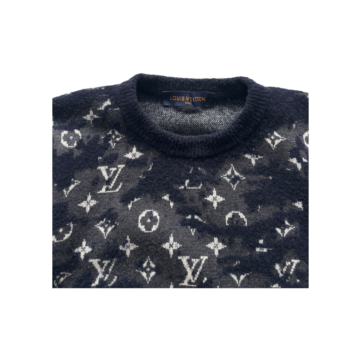 LOUIS VUITTON MONOGRAM GRADIENT KNIT SWEATER
