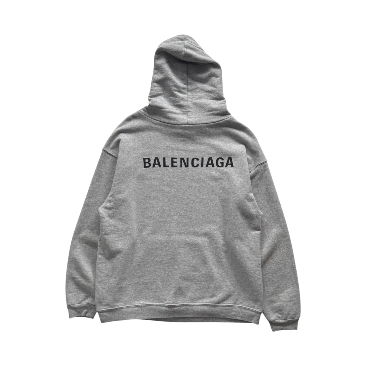 BALENCIAGA LOGO TEXT HOODIE