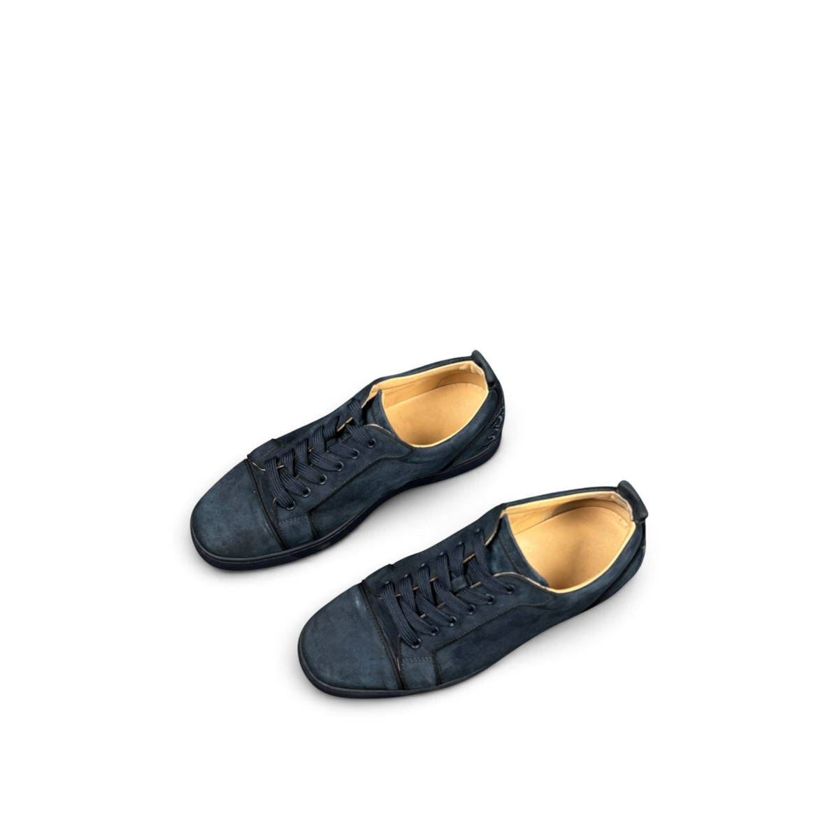 CHRISTIAN LOUBOUTIN FLAT SUEDE SNEAKERS
