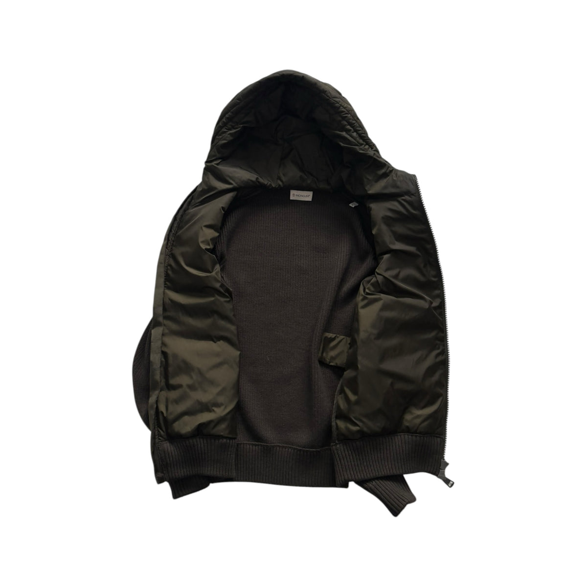 MONCLER HOODED CARDIGAN TRICOT