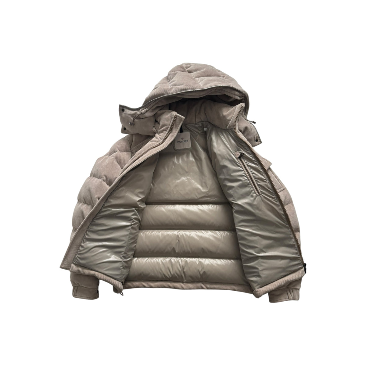 MONCLER BLEND CORDUROY MAYA DOWN JACKET