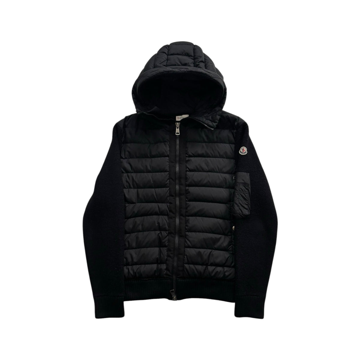 MONCLER HOODED CARDIGAN TRICOT