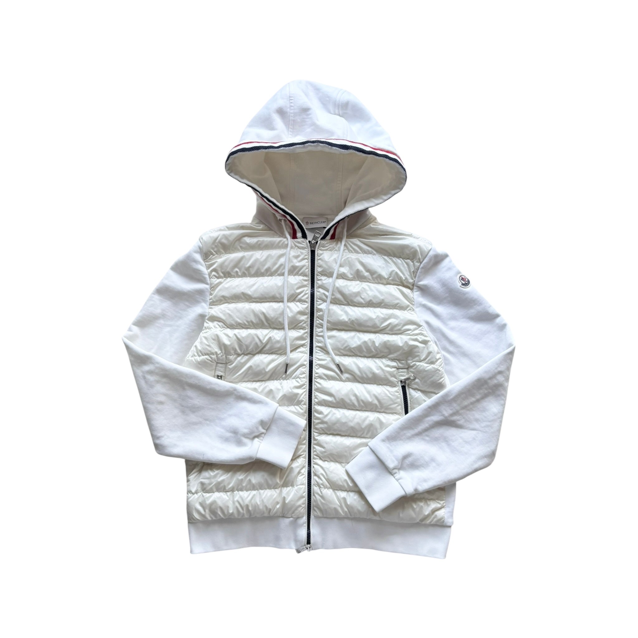 MONCLER HOODED CARDIGAN