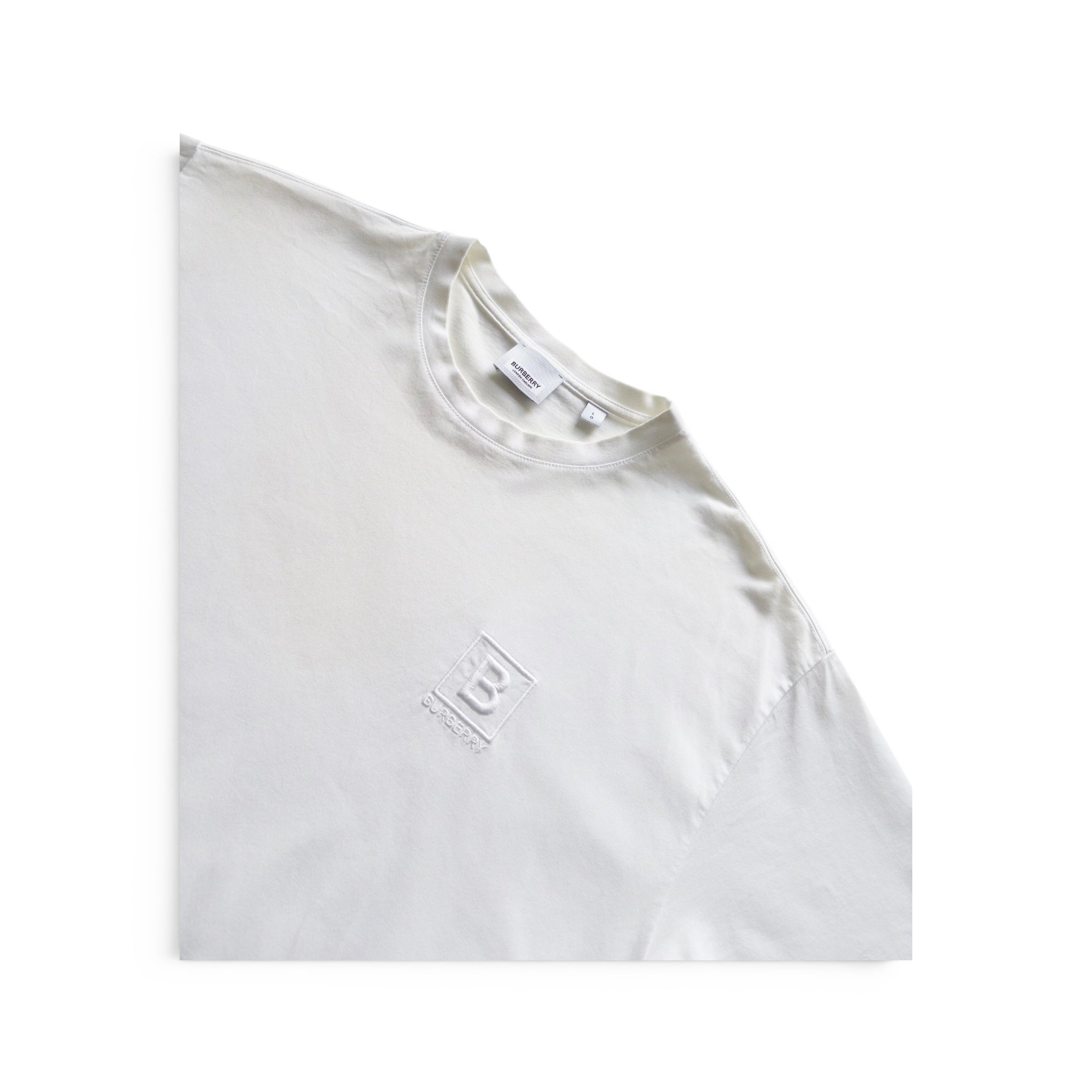 BURBERRY CHECK PANEL T-SHIRT