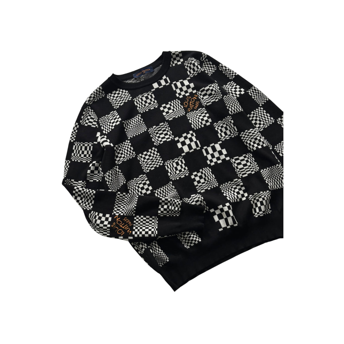 LOUIS VUITTON DISTORTED DAMIER SWEATER