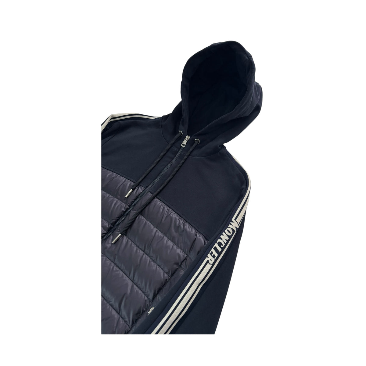 MONCLER HOODED PADDED CARDIGAN