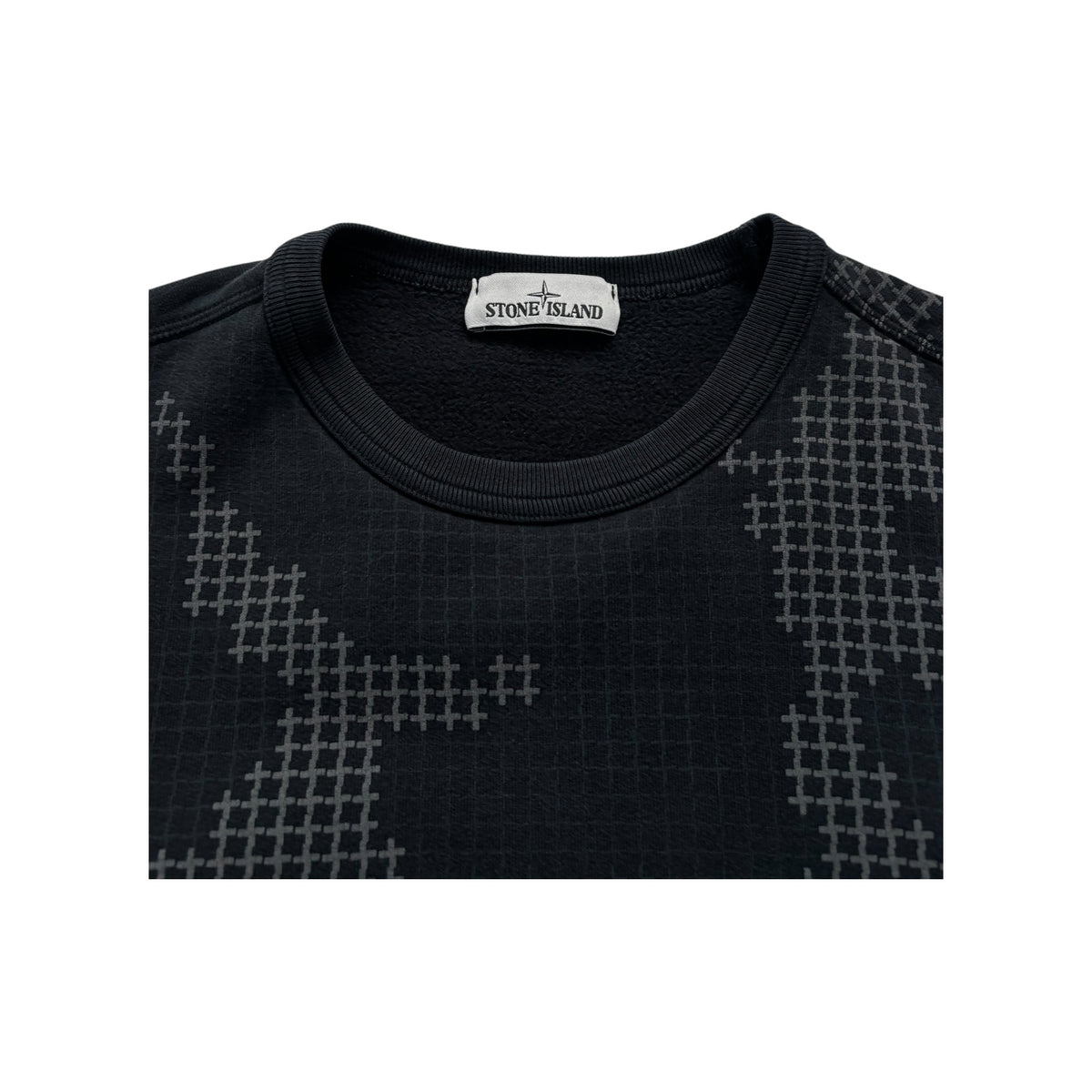 STONE ISLAND ABSTRACT CREWNECK