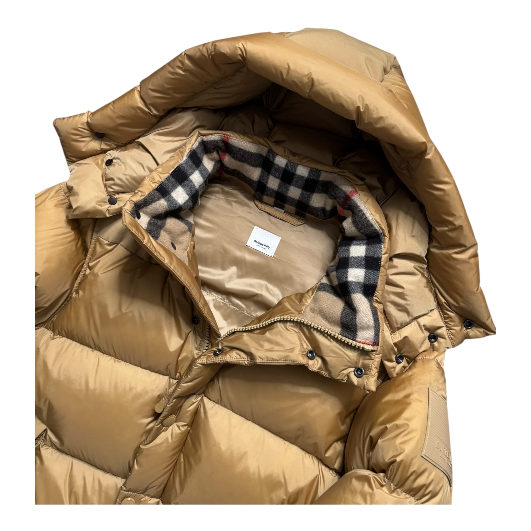 BURBERRY LEEDS HOODED DOWN JACKET