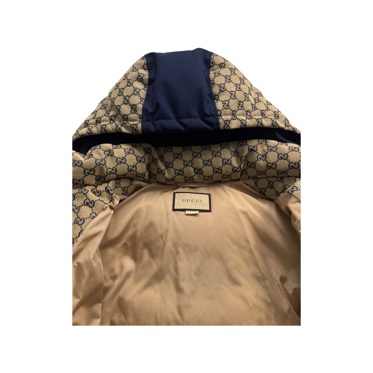 GUCCI GG CANVAS MONOGRAM DOWN PUFFER JACKET