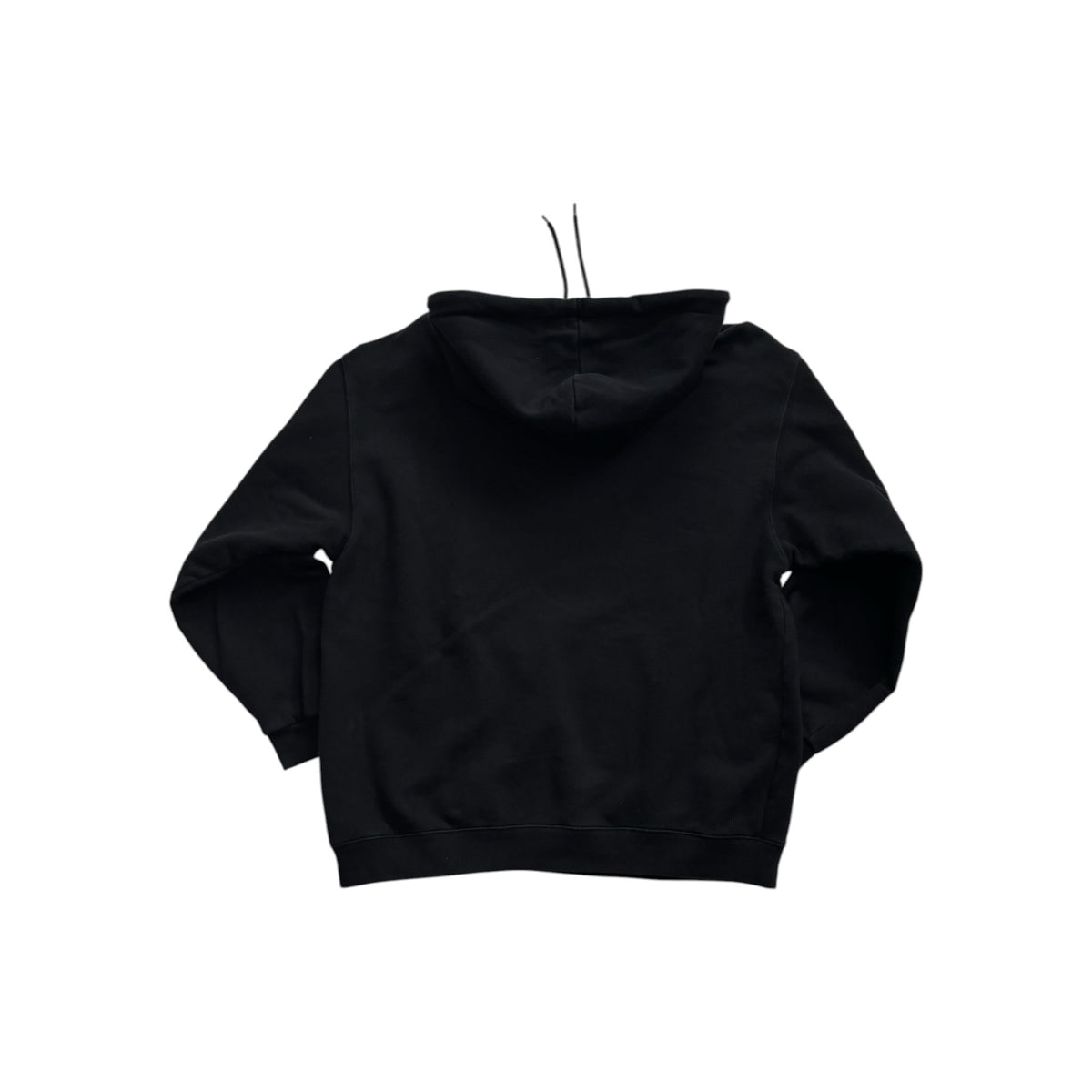 BALENCIAGA BLURRED LOGO TEXT HOODIE
