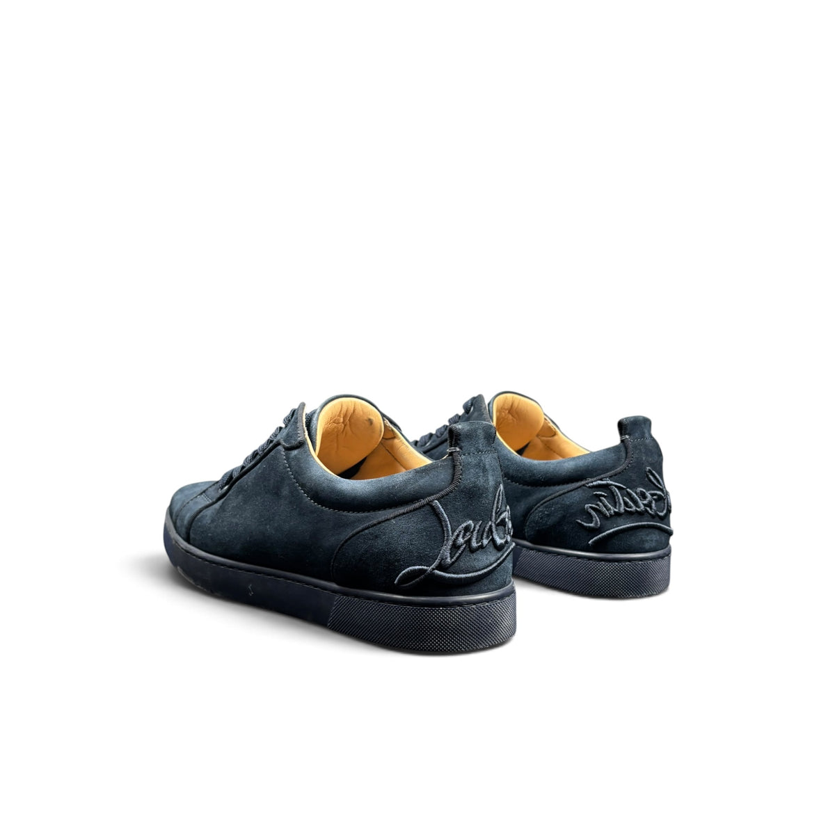 CHRISTIAN LOUBOUTIN FLAT SUEDE SNEAKERS