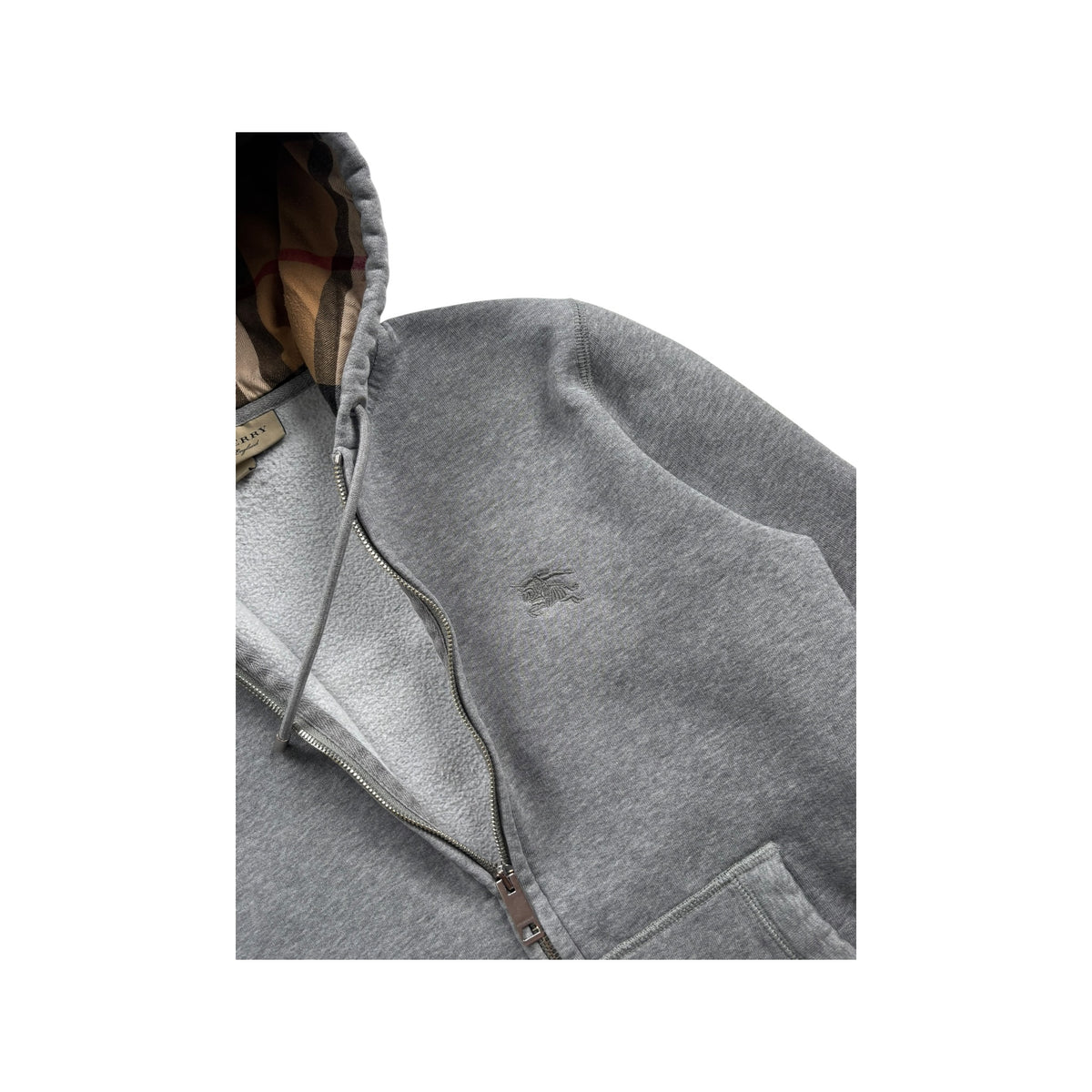 BURBERRY ZIP-UP HOODIE