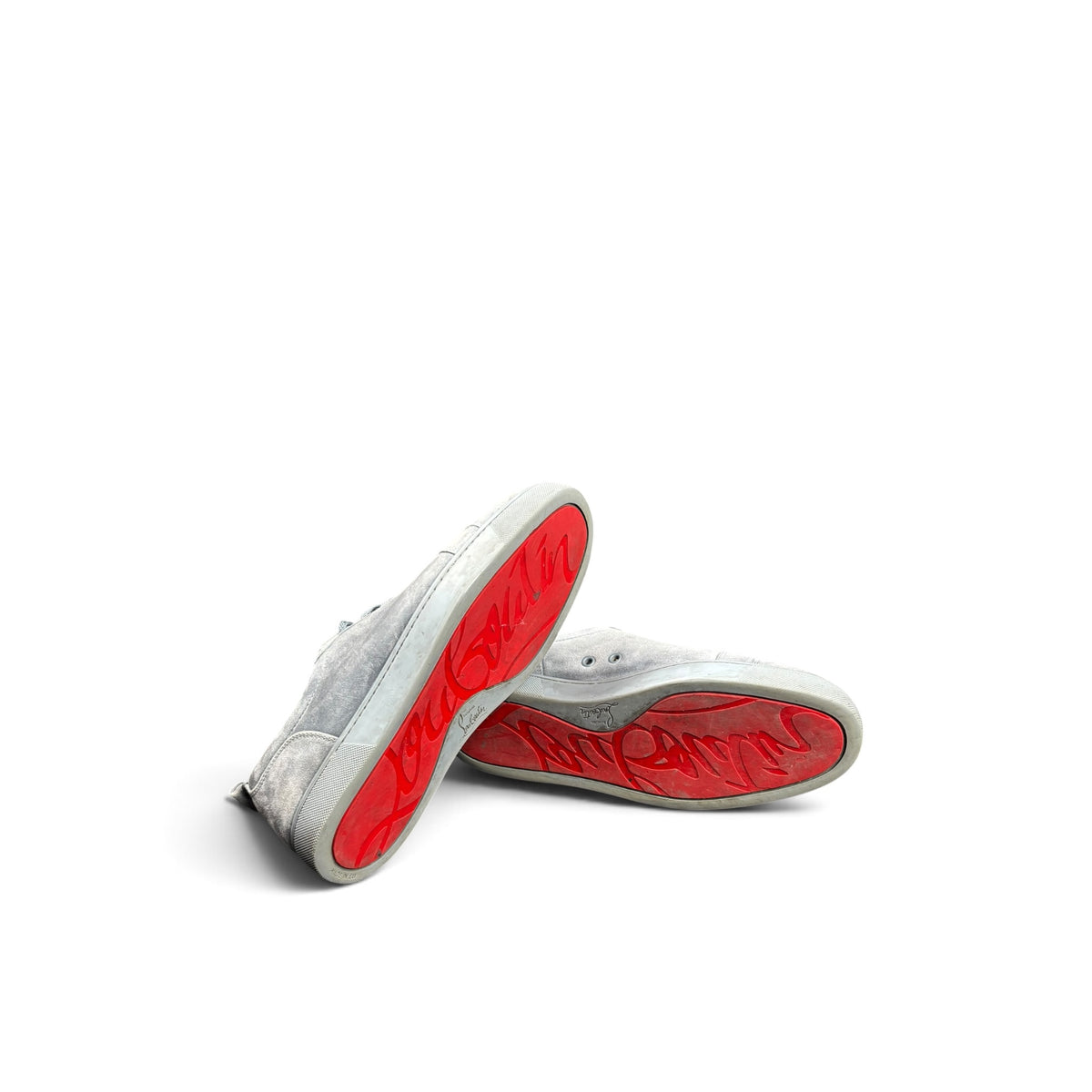CHRISTIAN LOUBOUTIN FLAT SUEDE SNEAKERS
