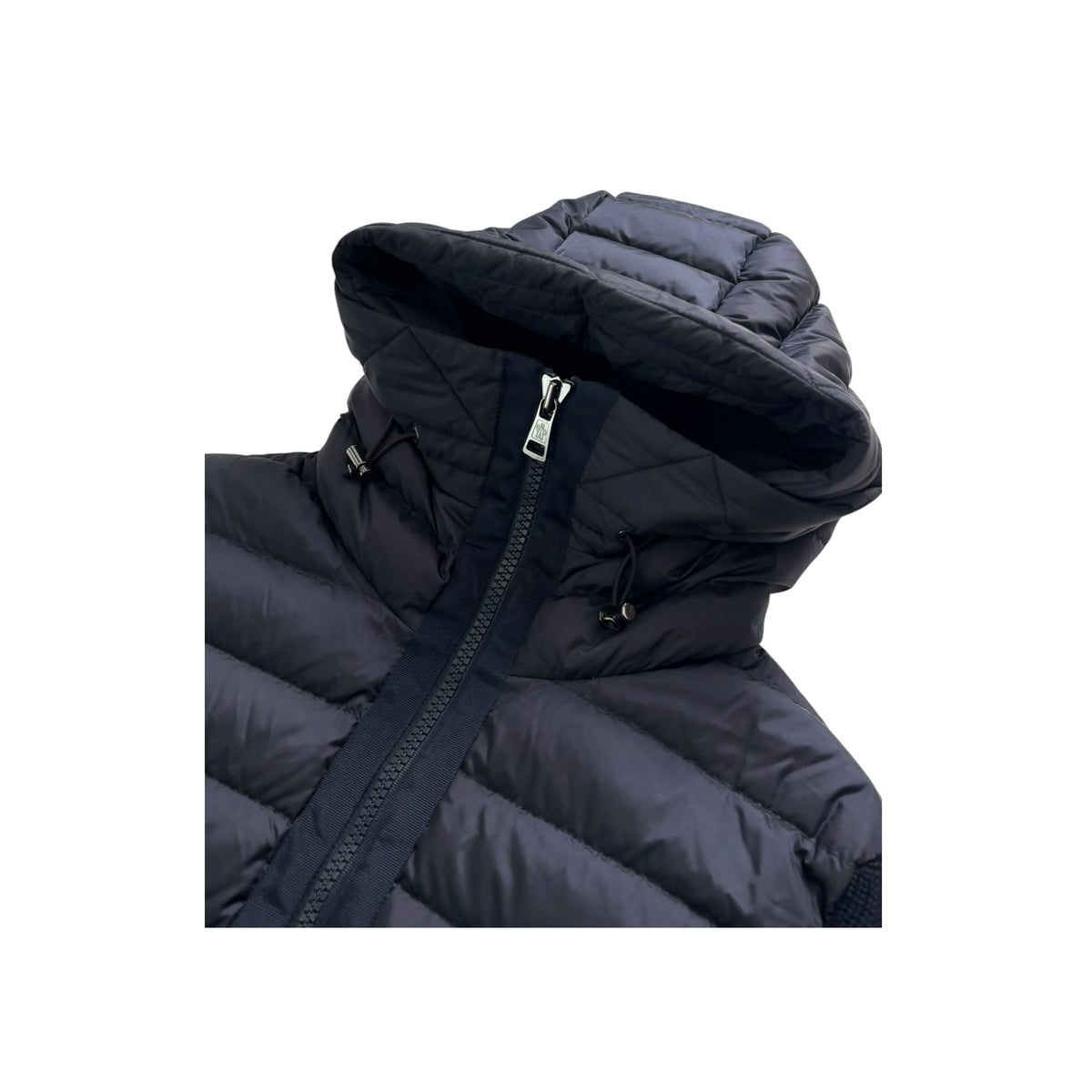 MONCLER HOODED PADDED CARDIGAN TRICOT