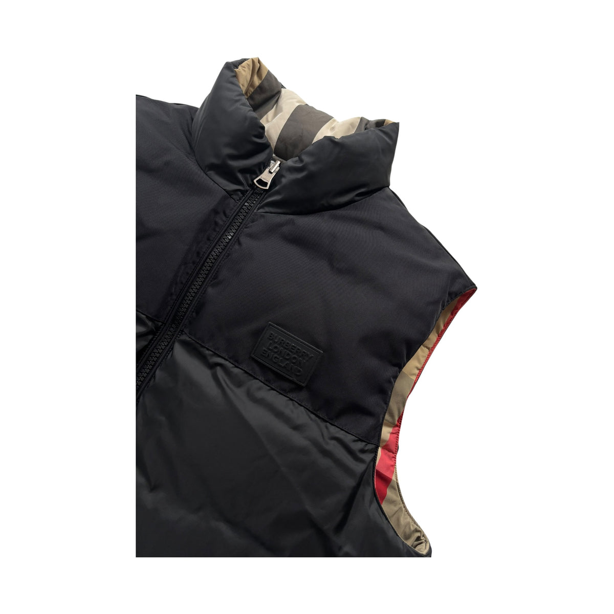 BURBERRY REVERSIBLE MONOGRAM PANEL GILET