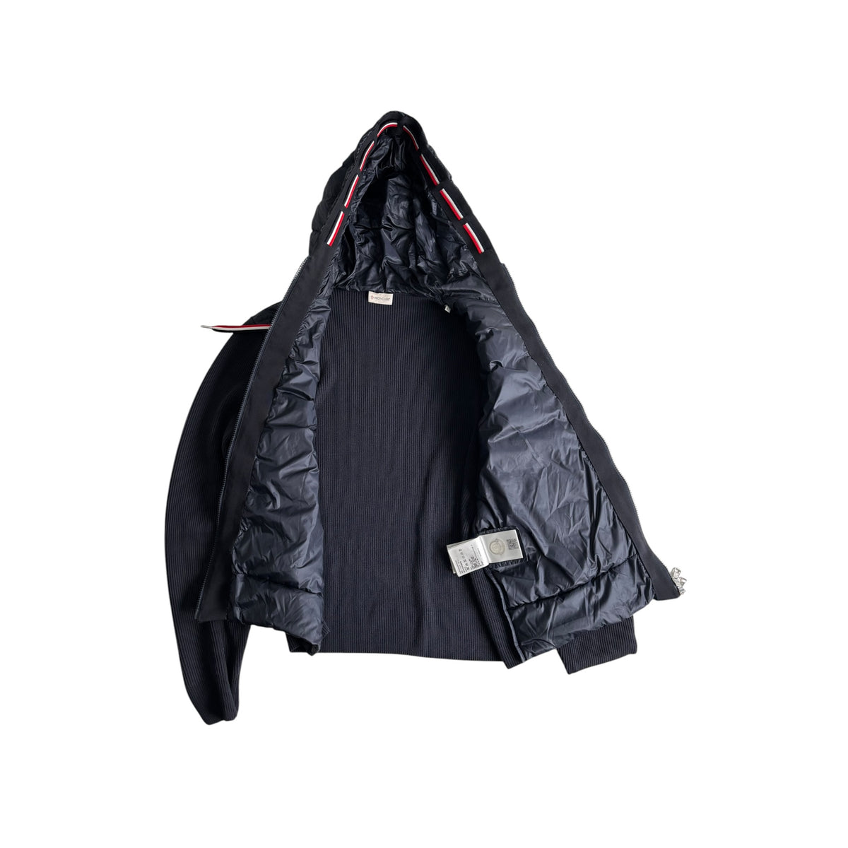 MONCLER HOODED CARDIGAN