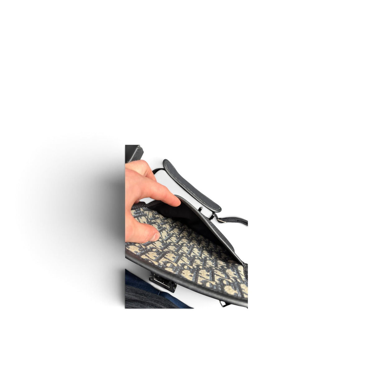DIOR OBLIQUE MESSENGER POUCH BAG