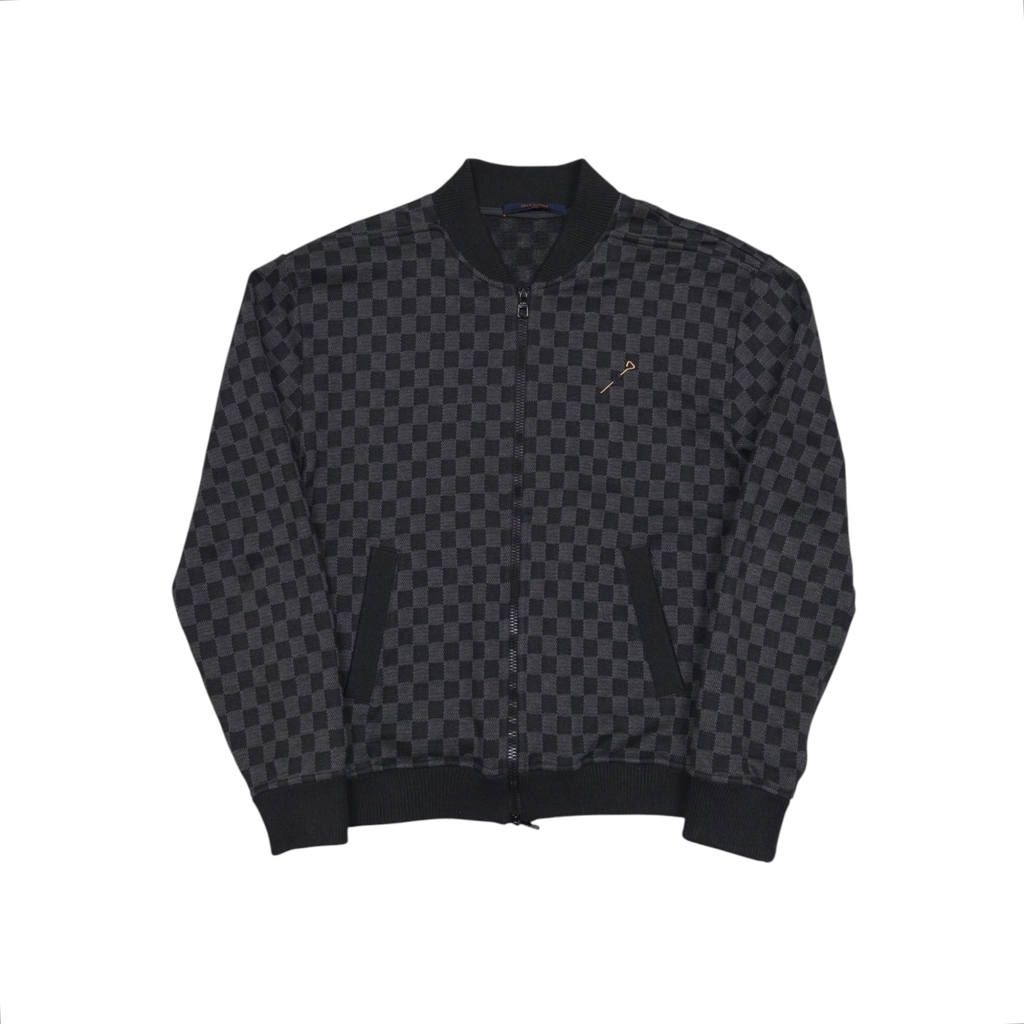 LOUIS VUITTON DAMIER JACQUARD CARDIGAN